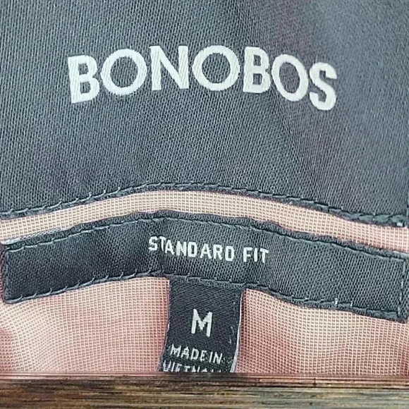 Bonobos Standard Fit Light Pink Button Down Long Sleeve Men's Shirt M - Picture 4 of 7
